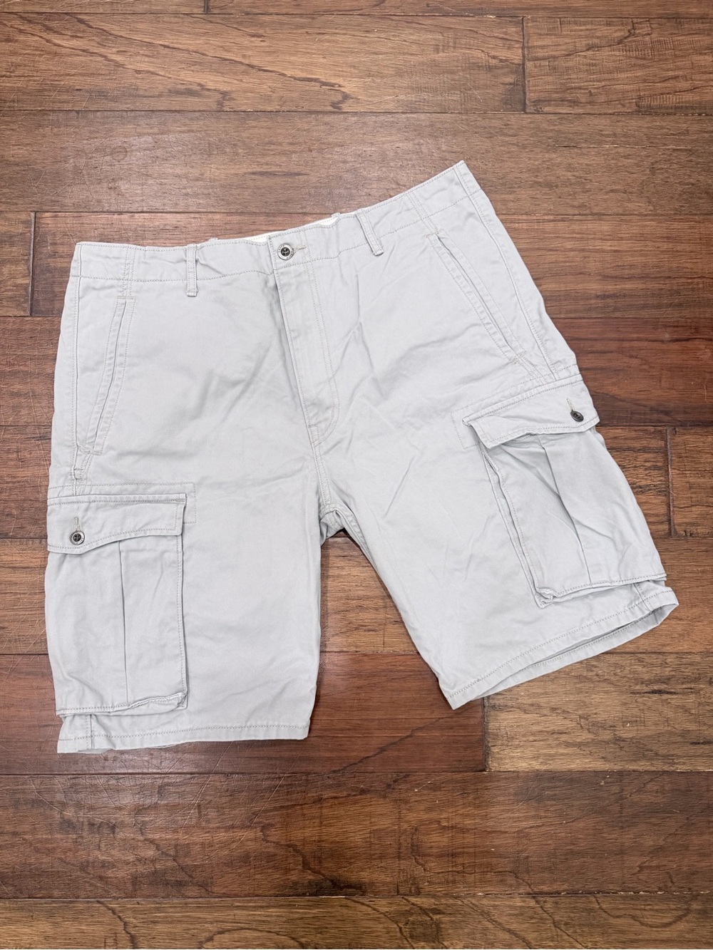 Levi's Men's Cargo Shorts W36 Light Gray 100% Cotton Utility Hiking